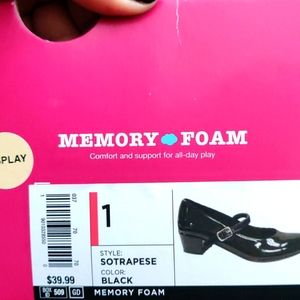 SO Mary Jane shoes with heel black for girls